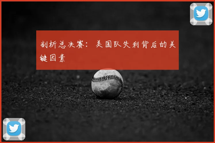 剖析总决赛:美国队失利背后的关键因素